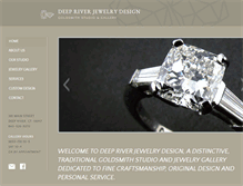 Tablet Screenshot of deepriverjewelrydesign.com